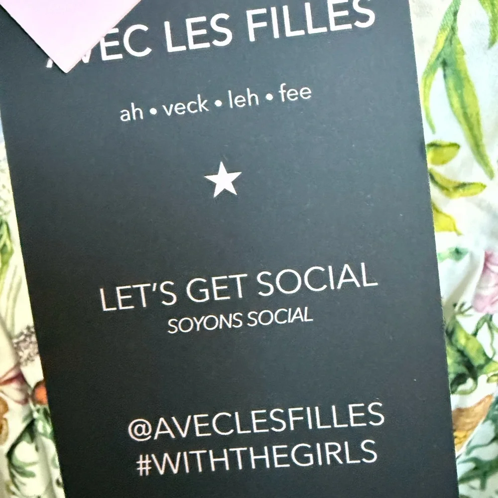 NWT Avec Les Filles Floral Babydoll Dress